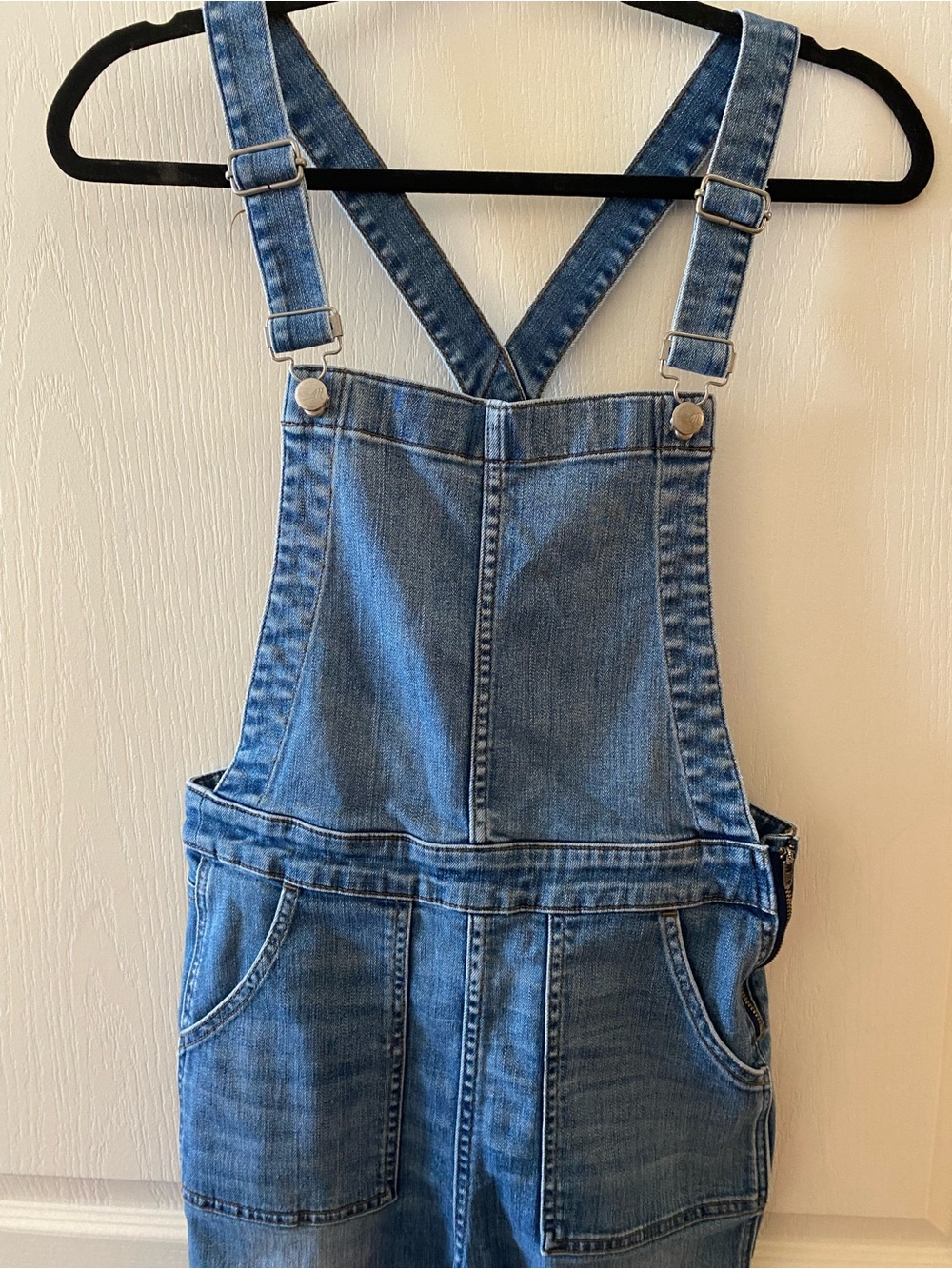 MADEWELL Skinny Overalls Drop Hem in Indigo Wash - M - Picture 6 of 15